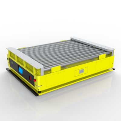 舵轮全向滚筒对接式AGV移动机器人