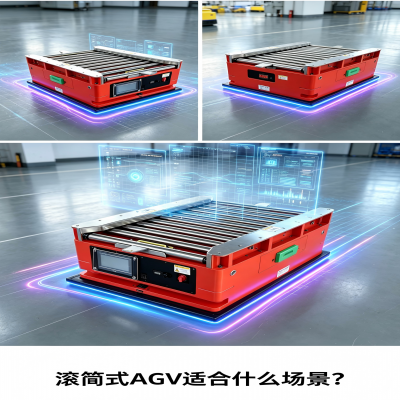 滚筒式AGV适合什么场景？先看高度和节拍