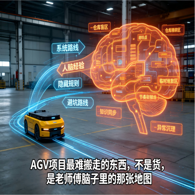 AGV项目最难搬走的东西，不是货，是老师傅脑子里的那张地图