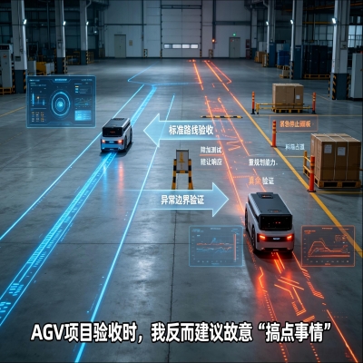 AGV项目验收时，我反而建议故意&ldquo;搞点事情&rdquo;