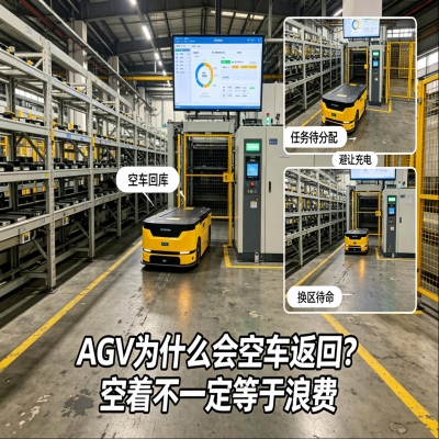 AGV为什么会空车返回？空着不一定等于浪费